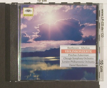 Beethoven,Ludwig van / Sibelius: Violinkonzerte d-dur op.61 / op.47, D.Gr. Resonance (445 034-2), D, 1977 Typ: CD Best.-Nr.: 91789 Preis: 5,00 Euro