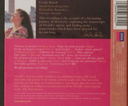 Bartoli,Cecilia: The Vivaldi Album, Digi-Book, woc, Decca, D, 99 Typ: CD Best.-Nr.: 91802 Preis: 5,00 Euro