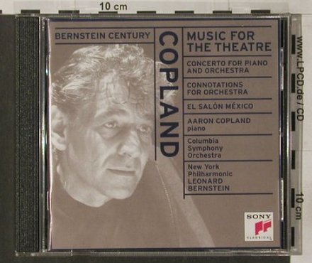 Copland,Aaron: Music For The Theatre,Concert.fPian, Sony(), A, 1998 - CD - 91819 - 7,50 Euro