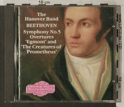 Beethoven,Ludwig van: Symphony No 5...,Overtures, Nimbus (NIM 5007), UK, 1984 Typ: CD Best.-Nr.: 91823 Preis: 7,50 Euro