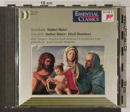 Scarlatti,Domenico / A.Vivaldi: Stabat Mater / Dixit Dominus, Sony(), NL, 1978 - CD - 91826 - 6,00 Euro