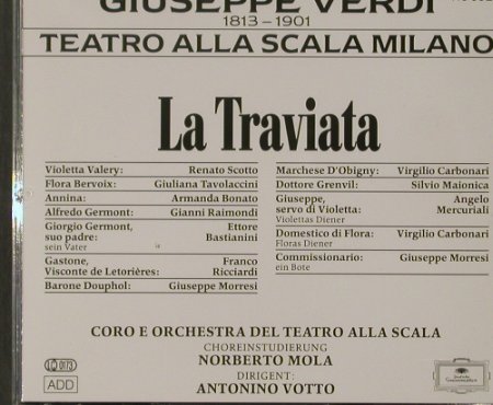 Verdi,Guiseppe: La Traviata, D.Gr.(415 393-2), D,  - 2CD - 91830 - 6,00 Euro