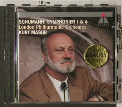 Schumann,Robert: Symphonien 1& 4, Teldec(), D, 1990 - CD - 91998 - 6,00 Euro