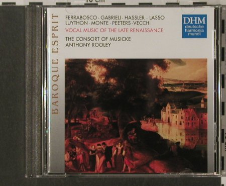 V.A.Vocal Music Late Renaissance: Ferrabosco, Gabrieli, Hassler..., Harmonia Mundi(), EC, 1996 - CD - 92019 - 7,50 Euro