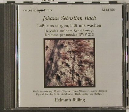 Bach,Johann Sebastian: Laßt uns Sorgen,laßt uns wachen, Musicaphon (M 51356), D, 1995 Typ: CD Best.-Nr.: 92040 Preis: 7,50 Euro