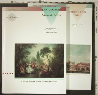 V.A.The Vocal Library-Bariton Bass: Mozart Arias,Italian Tenor Arias, Hal Leonard, US, 1993 Typ: 2CDs Best.-Nr.: 92436 Preis: 9,00 Euro