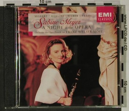 Meyer,Sabine: A Night At The Opera, EMI(), NL, 1996 - CD - 92641 - 9,00 Euro