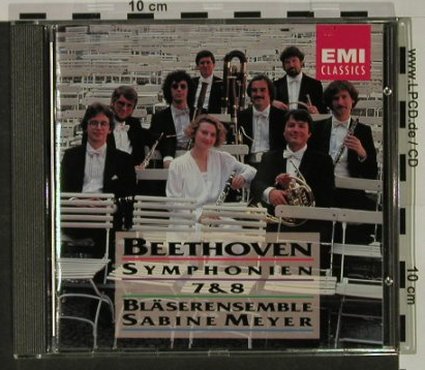 Meyer,Sabine: Beethoven Symphonien 7 & 8, EMI, D, 1991 Typ: CD Best.-Nr.: 92645 Preis: 10,00 Euro