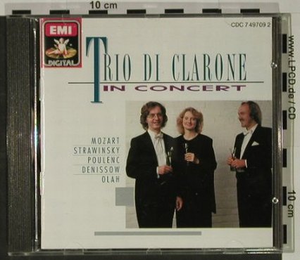 Trio Di Clarone: In Concert-Mozart, Strawinsky...., EMI(), D, 1989 - CD - 92650 - 9,00 Euro