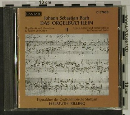 Bach,Johann Sebastian: Das Orgelbüchlein Vol. 2, Cantate, D, 1995 Typ: CD Best.-Nr.: 92660 Preis: 7,50 Euro