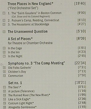Ives,Charles: 3 Places In New England..., Deutsche Gramophon(), D, 1994 - CD - 92693 - 7,50 Euro