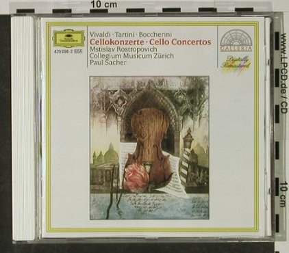 Vivaldi,Antonio/Tartini,Boccherini: Cellokonzerte, D.Gr. Galleria(), D, 1978 - CD - 92700 - 6,00 Euro