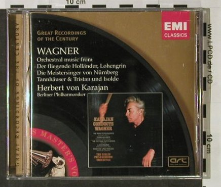 Wagner,Richard: Orchestermusik aus Opern '75, EMI (5 62756 2), EU, 2004 Typ: CD Best.-Nr.: 92760 Preis: 6,00 Euro