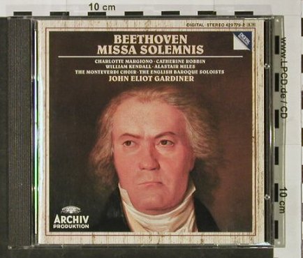 Beethoven,Ludwig van: Missa Solemnis, Archiv(429 779-2), D, 1990 - CD - 92774 - 7,50 Euro