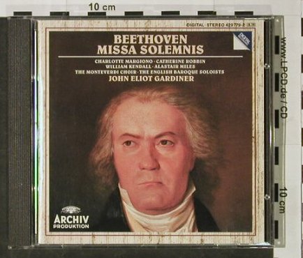Beethoven,Ludwig van: Missa Solemnis, Archiv (429 779-2), D, 1990 Typ: CD Best.-Nr.: 92774 Preis: 7,50 Euro
