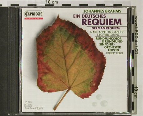 Brahms,Johannes: Ein Deutsches Requiem OP.45, Capriccio(10 095), D, 1987 - CD - 92777 - 6,00 Euro