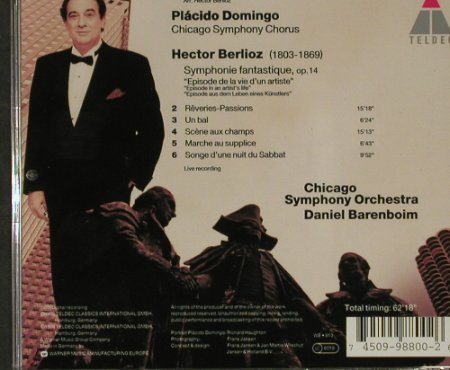 Berlioz,Hector: Symphonie Fantastique/La Marseill.., Teldec(4509-98800-2), D, 1996 - CD - 92928 - 7,50 Euro