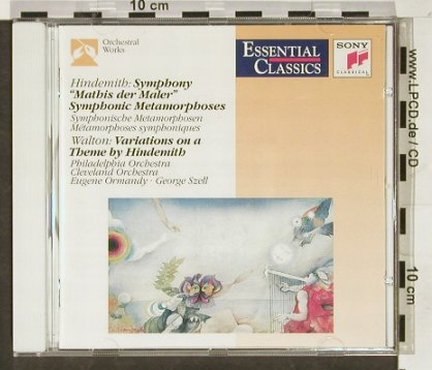 Hindemith,Paul / Walton: Sinfonie, Mathis der Maler, Sony(SBK 53 258), A/NL, 1993 - CD - 93046 - 6,00 Euro
