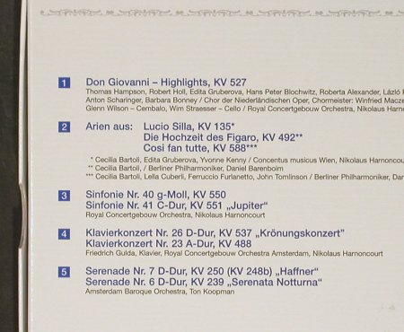 Mozart,Wolfgang Amadeus: 250 Jahre,Das Beste, Vol.1+2,BoxSet, Warner, EU, 2005 Typ: 5CD*2 Best.-Nr.: 93064 Preis: 20,00 Euro