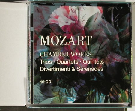 Mozart,Wolfgang Amadeus: 250th Anniv.Edition,Chamber Works, Warner, EU,BoxSet, 2005 Typ: 16CD Best.-Nr.: 93066 Preis: 30,00 Euro