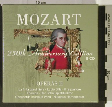 Mozart,Wolfgang Amadeus: 250th Anniv.Edition, Operas, Warner(2564 62330-2), EU,BoxSet, 2005 - 8CD - 93068 - 28,00 Euro