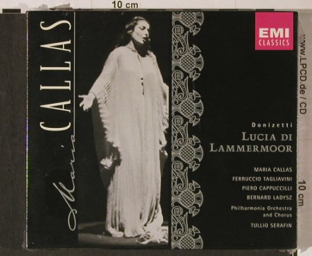 Callas,Maria: Donizetti: Lucia Di Lammermoor, FS, EMI, NL, 1997 Typ: 2CD Best.-Nr.: 93082 Preis: 14,00 Euro