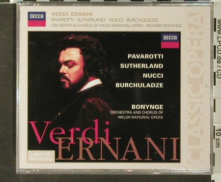 Verdi,Guiseppe: Ernani '98, Pavarotti,Sutherland..., Decca (475 7008), EU, 2005 Typ: 2CD Best.-Nr.: 93642 Preis: 12,50 Euro