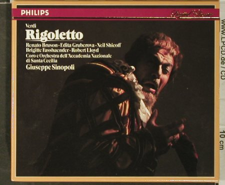 Verdi,Guiseppe: Rigoletto,Box,Bruson,Edita,Shicoff, Philips(412 592-2), D, 1985 - 2CD - 93643 - 15,00 Euro