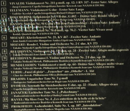 V.A.The Best of Naxos: +108 Seiten Broschüre, FS-New, Naxos, D, 1992 Typ: CD Best.-Nr.: 93923 Preis: 4,00 Euro