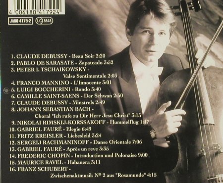Beckmann,Thomas: Short Pieces For The Cello '88, Jaro, D, 1994 Typ: CD Best.-Nr.: 93974 Preis: 10,00 Euro