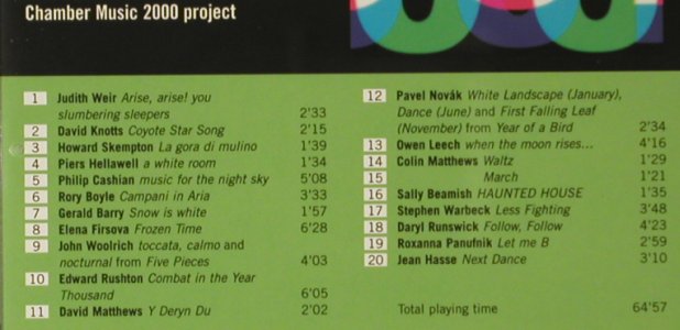 Schubert Ensemble: A White Room, Chamber Music, UK, 2001 Typ: CD Best.-Nr.: 93981 Preis: 11,50 Euro