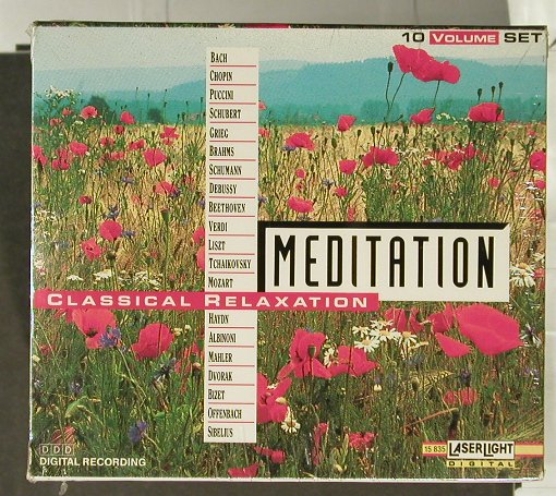 V.A.Meditation: Classical Relaxation,BoxSet, FS-New, LaserLight, US Typ: 10CD Best.-Nr.: 94027 Preis: 20,00 Euro