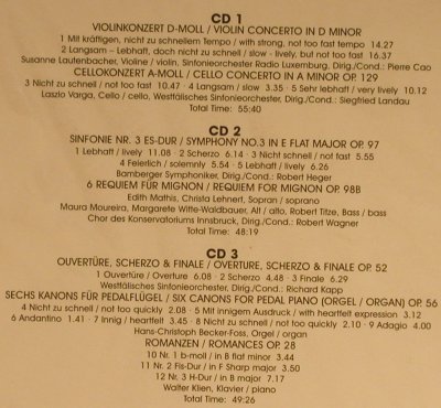 Schumann,Robert: Sinfonie Nr.3..., FS-New, Concerto Royale(), D, 2001 - 3CD - 94112 - 5,00 Euro