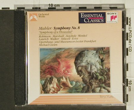 Mahler: Symphony No.8, M.Gielen Frankfurt, Sony, A, 1981 Typ: CD Best.-Nr.: 94352 Preis: 5,00 Euro