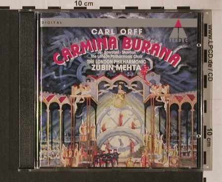 Orff,Karl: Carmina Burana, Teldec, D, 1993 Typ: CD Best.-Nr.: 94596 Preis: 5,00 Euro