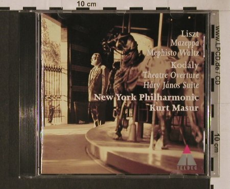 Liszt,Franz / Z.Kodaly: Mazeppa / Mephisto Waltz / Theatre, Teldec, D, 1995 Typ: CD Best.-Nr.: 94609 Preis: 10,00 Euro