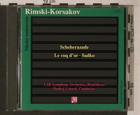 Rimski-Korsakov,Nikolay: Scheherazade / Le Coq D'Or / Sadko, HNH (8.550098), D, 1988 Typ: CD Best.-Nr.: 94616 Preis: 7,50 Euro