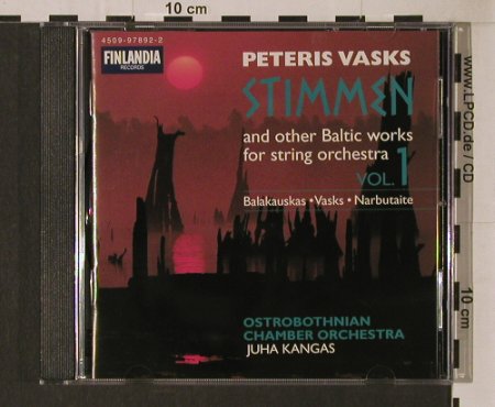 Vasks,Peteris/Balakauskas/Narbutait: Voices Vol.1, Finlandia(), D, 1995 - CD - 94618 - 12,50 Euro