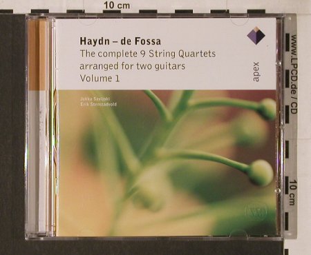 Haydn,Joseph / Fr.de Fossa: The Complette 9 String Quartets I, Warner Classics(), EU, 2003 - CD - 94645 - 5,00 Euro