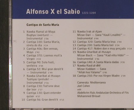 Alfonso X el Sabio: Cantigas de Santa Maria, Warner Classics(), EU, 2004 - CD - 94656 - 5,00 Euro