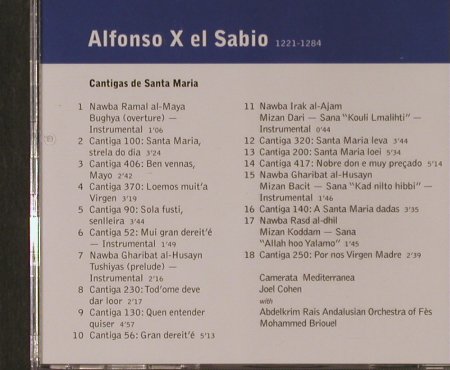 Alfonso X el Sabio: Cantigas de Santa Maria, Warner Classics, EU, 2004 Typ: CD Best.-Nr.: 94656 Preis: 5,00 Euro