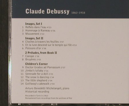 Debussy,Claude: Images / Preludes / Children's Corn, Warner Classics, EU, 2001 Typ: CD Best.-Nr.: 94661 Preis: 5,00 Euro