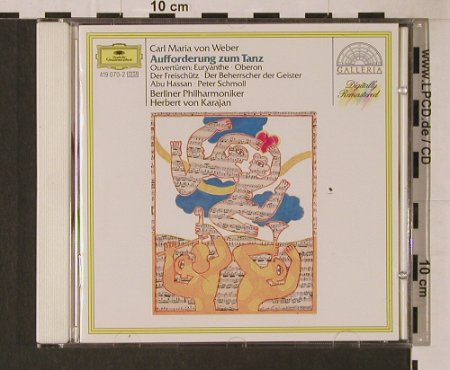 Weber,Carl Maria von: Aufforderung Zum Tanz/Ouvertüren, Deutsche Gramophon (419 070-2), D Typ: CD Best.-Nr.: 94689 Preis: 5,00 Euro