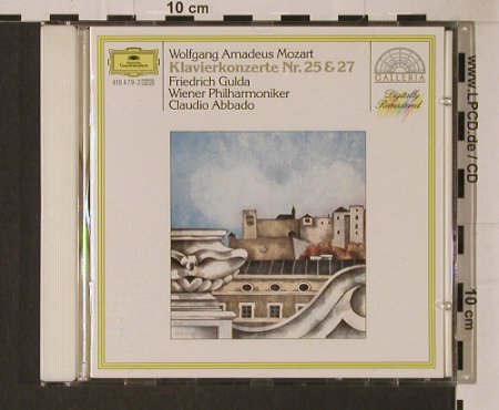 Mozart,Wolfgang Amadeus: Klavierkonzerte Nr.25 & 27, Deutsche Gramophon (419 479-2), D, 1976 Typ: CD Best.-Nr.: 94696 Preis: 5,00 Euro