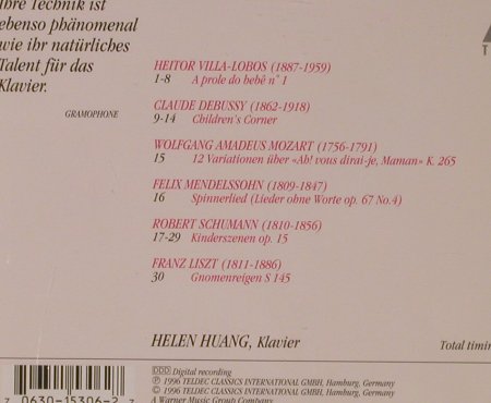 Huang,Helen: Für Kinder, 30 Tr., Teldec(), D, 1996 - CD - 94699 - 5,00 Euro