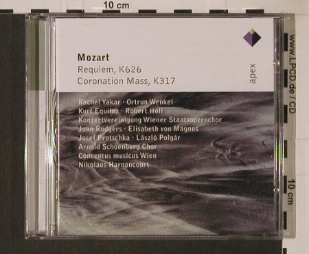 Mozart,Wolfgang Amadeus: Requiem K626 / Coronation Mass,K317, Warner Classics(), EU, 2004 - CD - 94707 - 5,00 Euro