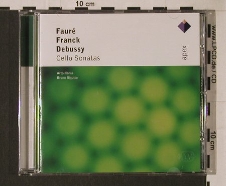 Faure,G. / C.Franck / Cl.Debussy: Cello Sonatas, Warner Classics(), EU, 2001 - CD - 94711 - 5,00 Euro