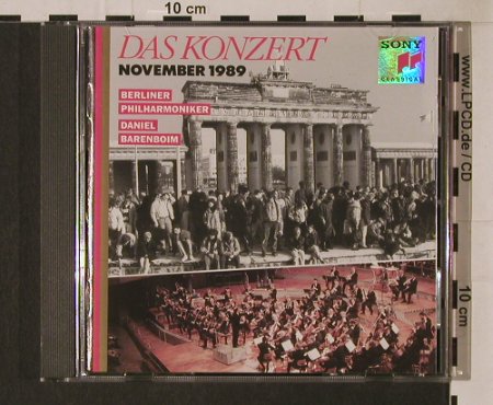 Beethoven,Ludwig van: Das Konzert November 1989, Sony(SK 45 830), NL, 1989 - CD - 94720 - 7,50 Euro