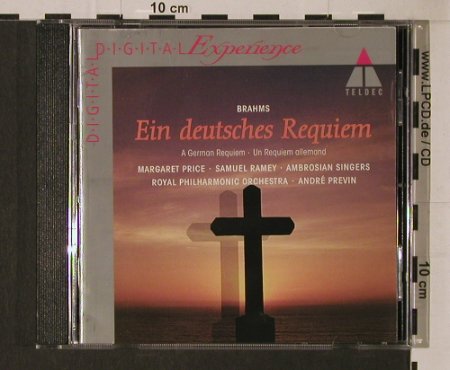 Brahms,Johannes: Ein Deutsches Requiem(87), Teldec, D, 1992 Typ: CD Best.-Nr.: 94723 Preis: 7,50 Euro