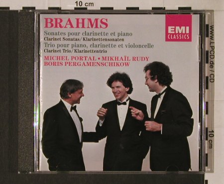 Brahms,Johannes: Sonates for Clarinette et Piano/Tri, EMI (CDC 7 54466 2), NL, 1992 Typ: CD Best.-Nr.: 94724 Preis: 7,50 Euro